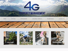 Tablet Screenshot of 4gpropertymgt.com